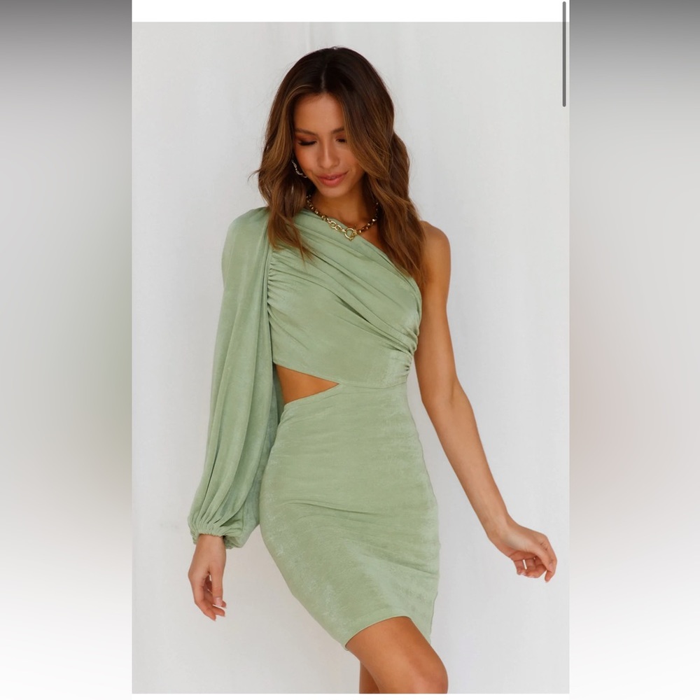 One sleeve, cocktail dress. Brand new!